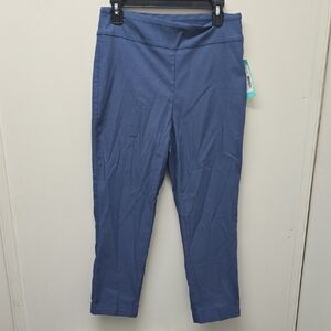 TRIBAL Ava Pull On Straight Pants with Cuffs - Size 12